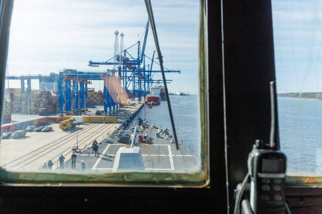 Klaipėdoje lankosi JAV karinis laivas