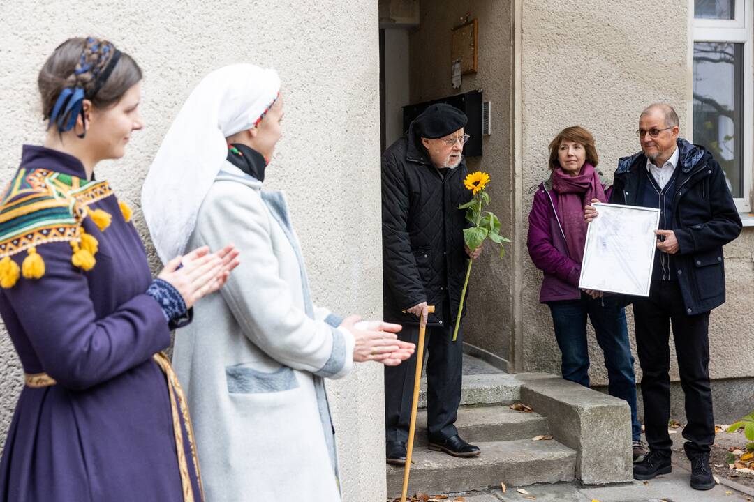 V. Landsbergiui – sveikinimai 90-ojo jubiliejaus proga