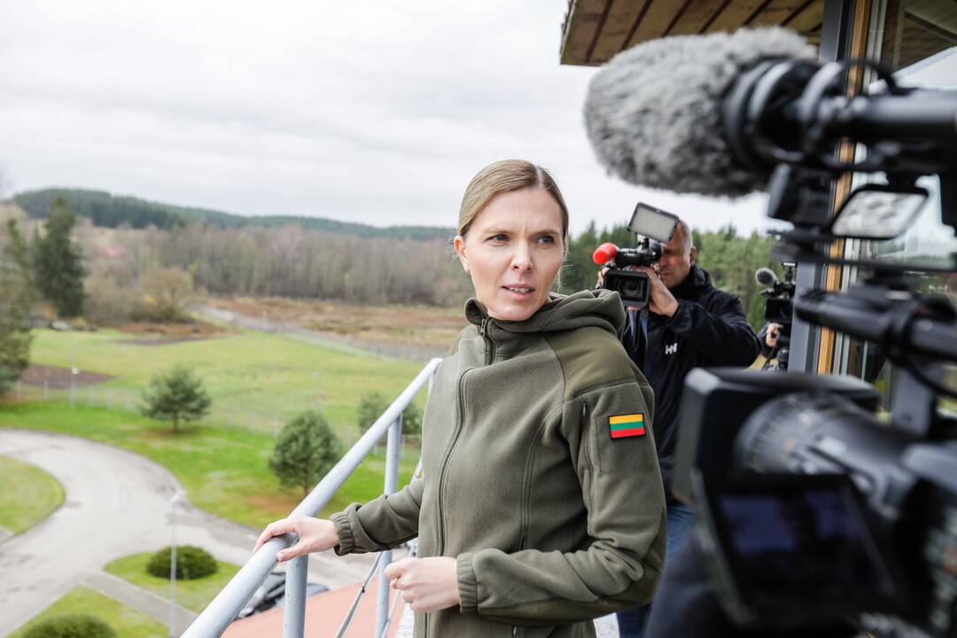 Ministrė lankėsi Rusijos pasienio ruože