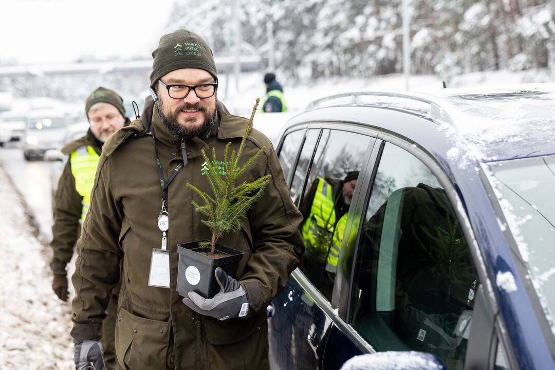 Policijos ir miškininkų akcija Vilniuje