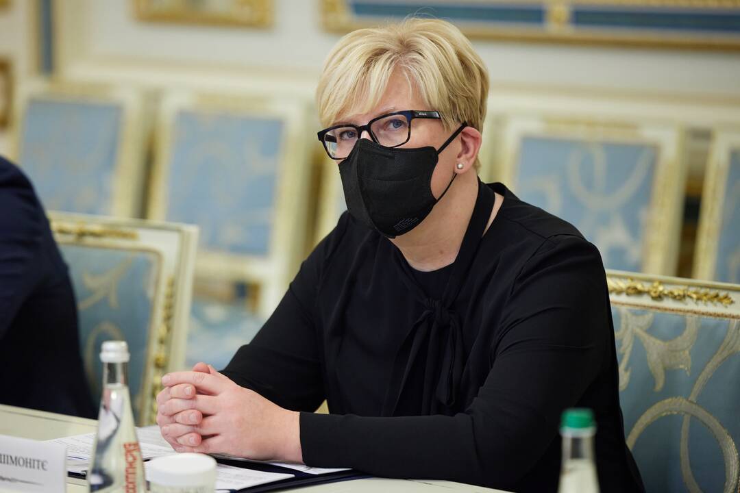 I. Šimonytės vizitas Ukrainoje
