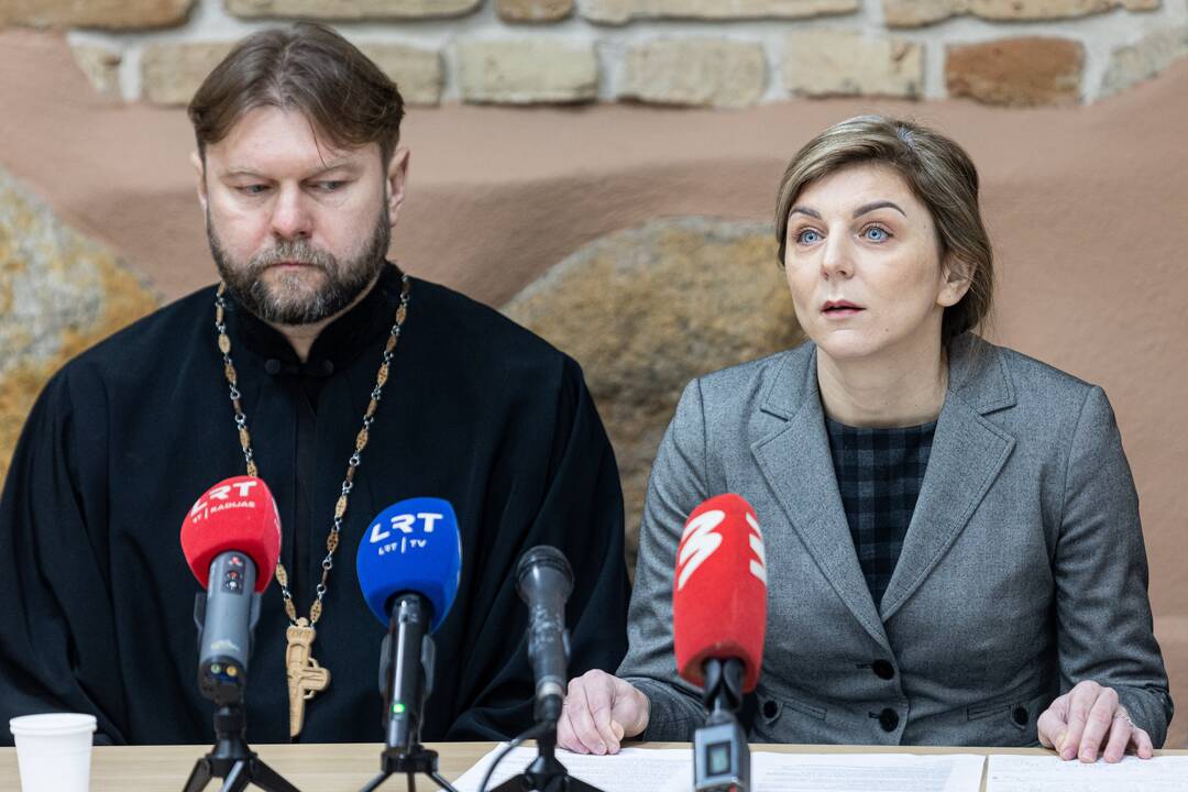 Lietuvos stačiatikių arkivyskupijos atstovų spaudos konferencija