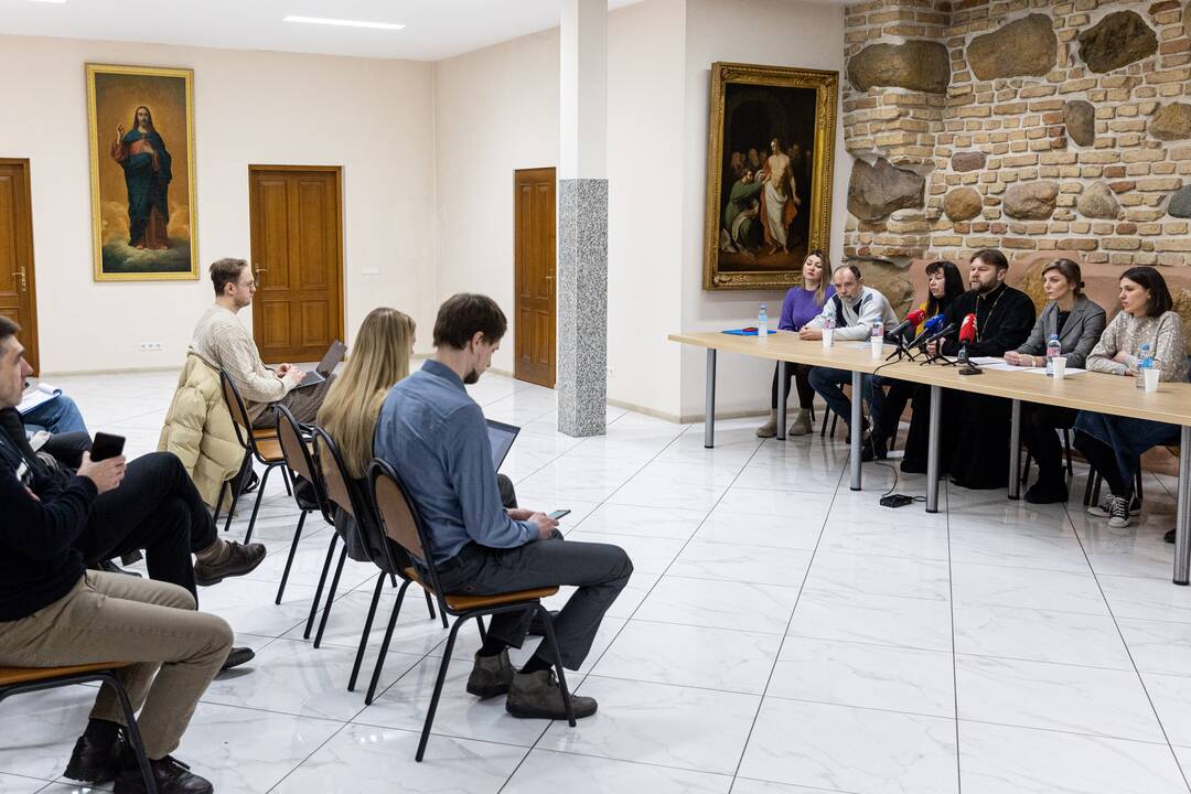 Lietuvos stačiatikių arkivyskupijos atstovų spaudos konferencija