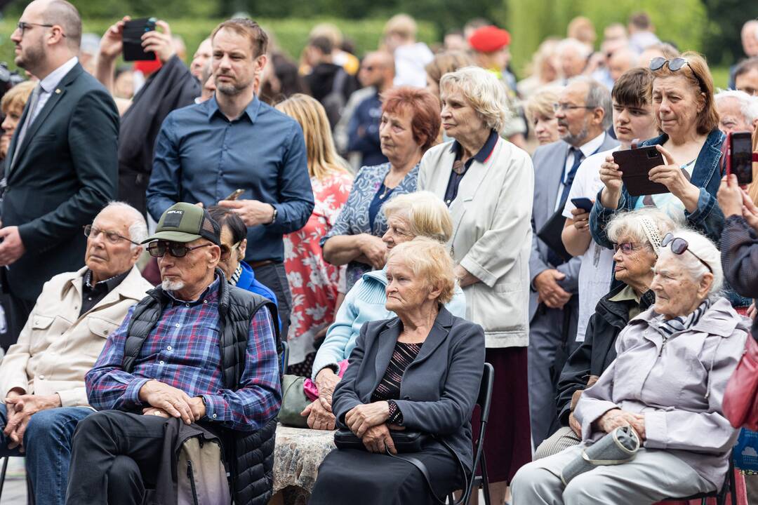 Okupacijos, genocido ir sovietmečio represijų aukų pagerbimo ceremonija