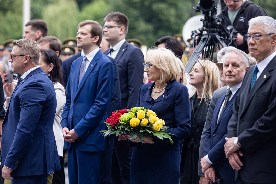 Okupacijos, genocido ir sovietmečio represijų aukų pagerbimo ceremonija