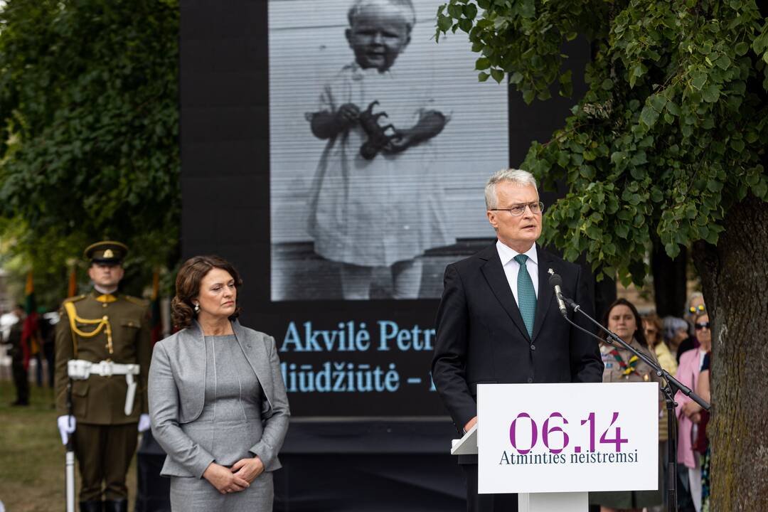 Okupacijos, genocido ir sovietmečio represijų aukų pagerbimo ceremonija