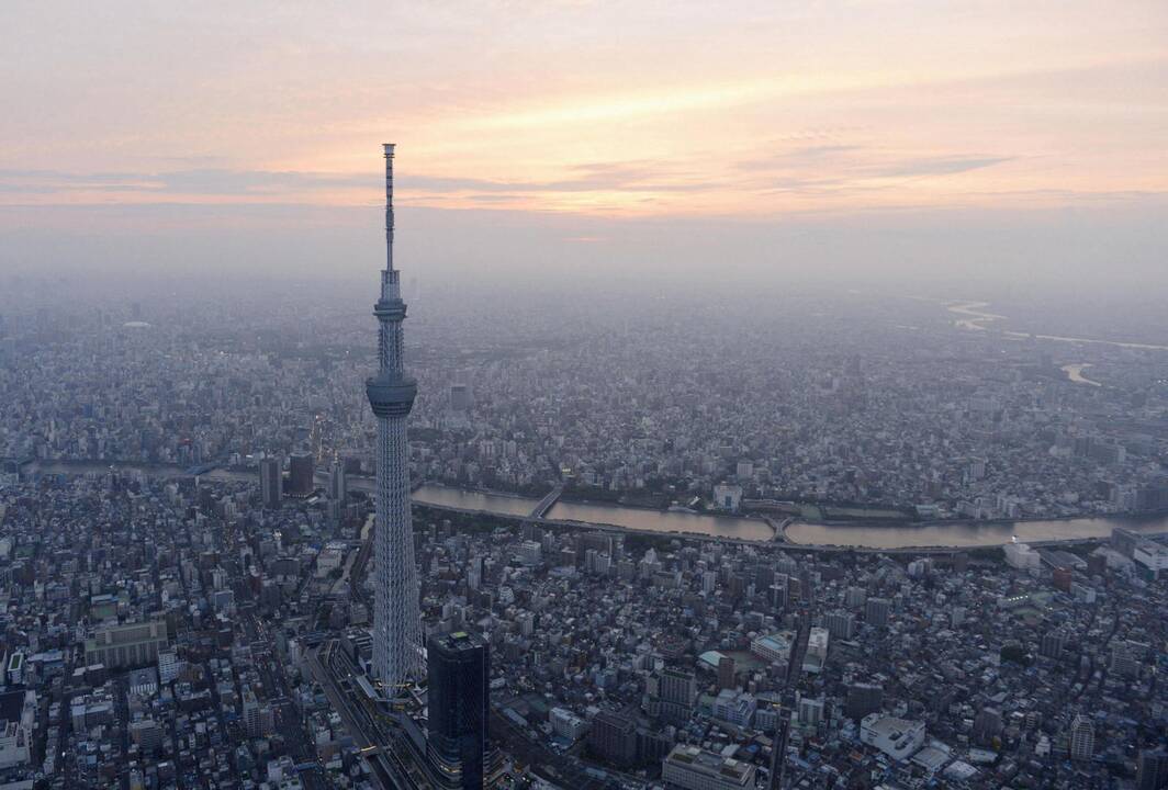 2012 m. Japonijos sostinėje atidarytas aukščiausias pasaulyje bokštas – „Tokyo Skytree“