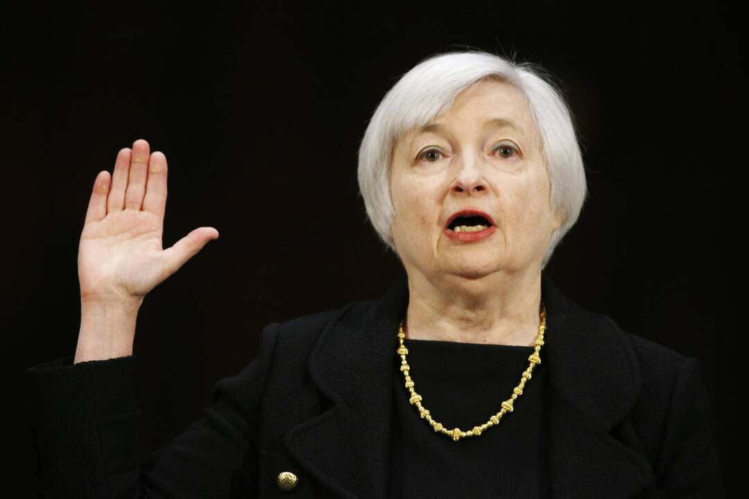 JAV Senatas patvirtino J. Yellen Federalinės rezervų sistemos vadove