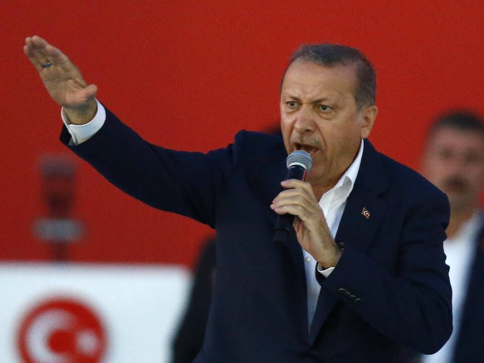 Turkijos prezidentas Recepas Tayyipas Erdoganas