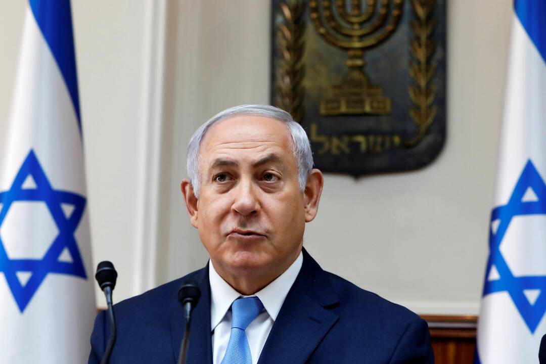 Izraelio premjeras Benjaminas Netanyahu