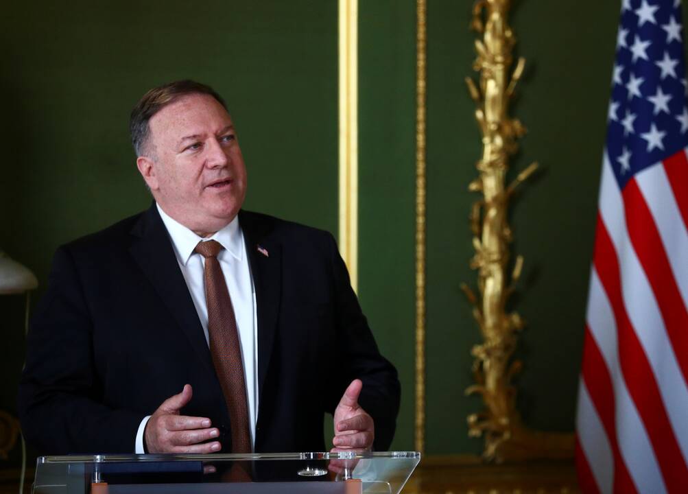 M. Pompeo ragina „laisvąjį pasaulį“ kovoti su Kinijos „naująja tironija“