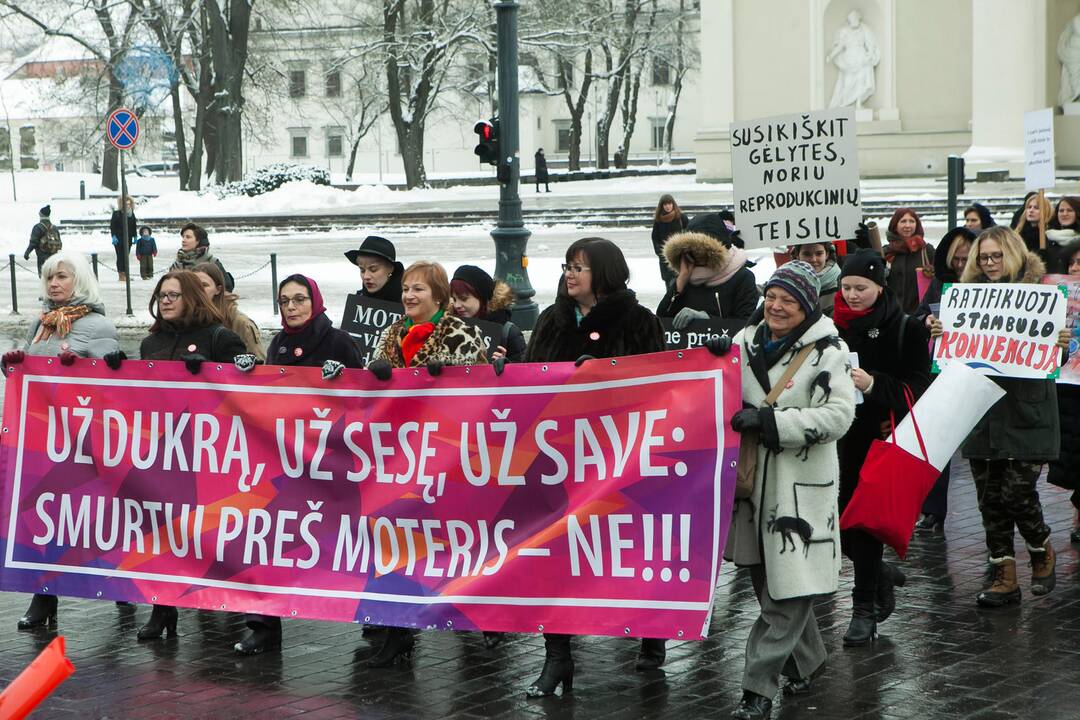 Moterų organizacijos ragina Seimą ratifikuoti Stambulo konvenciją