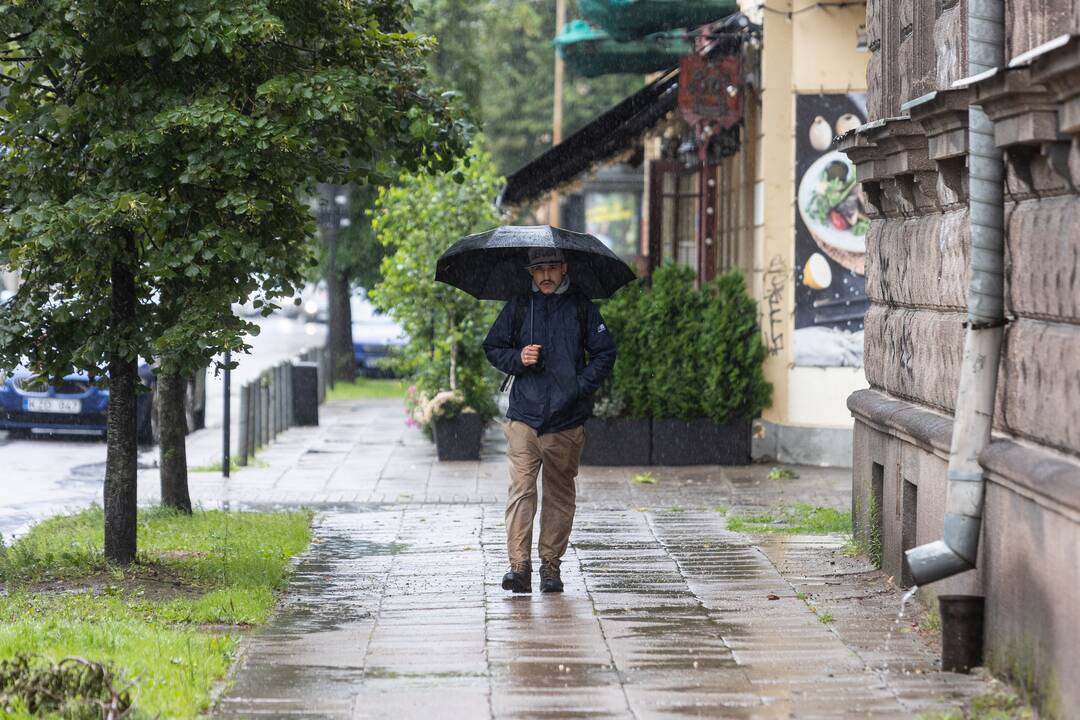 Lietus Vilniuje liepos 12-ąją