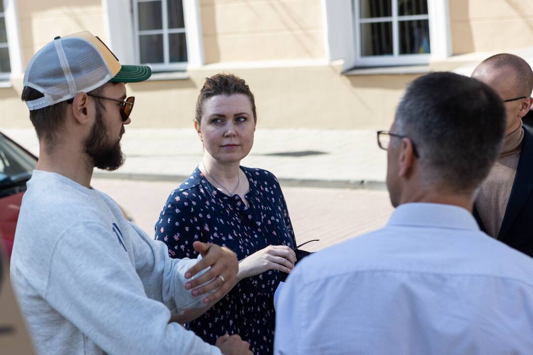 Studentų protestas dėl bendrabučių trūkumo