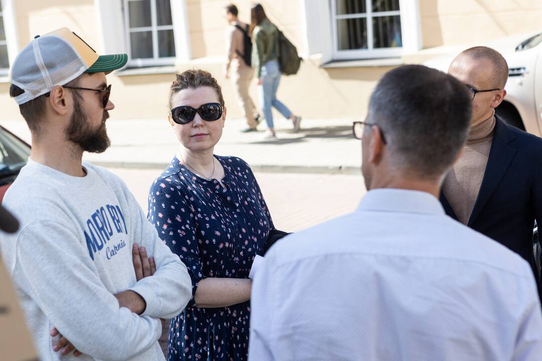 Studentų protestas dėl bendrabučių trūkumo