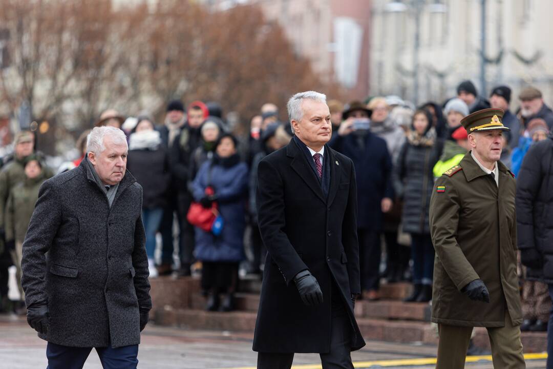 104-ųjų Lietuvos kariuomenės atkūrimo metinių minėjimas