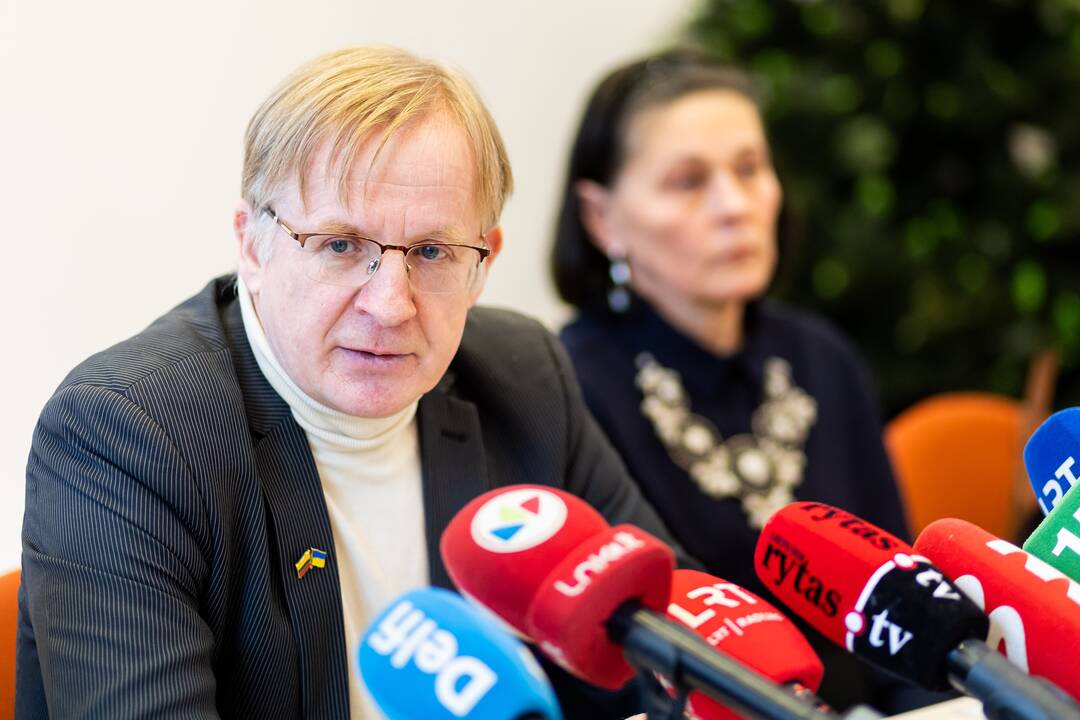 Spaudos konferencija apie Leipalingyje rastus partizanų palaikus
