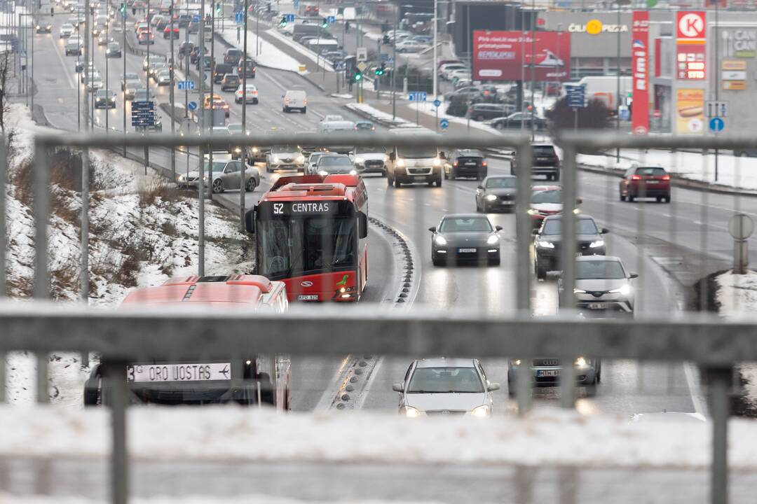 Vilniuje – viešojo transporto vairuotojų streikas