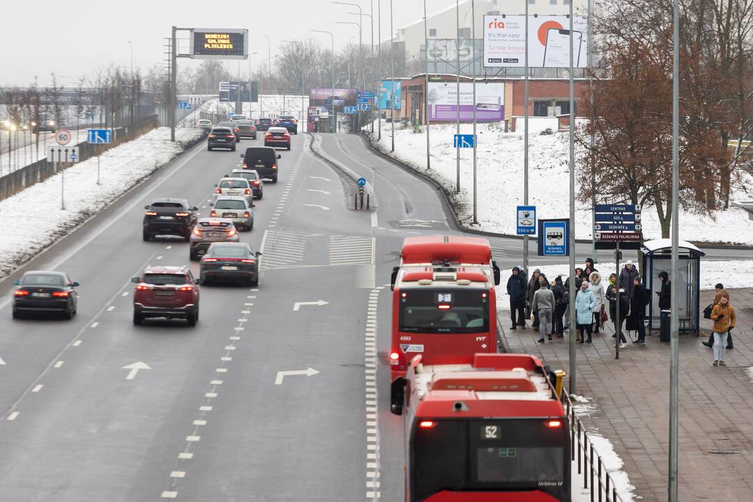 Vilniuje – viešojo transporto vairuotojų streikas