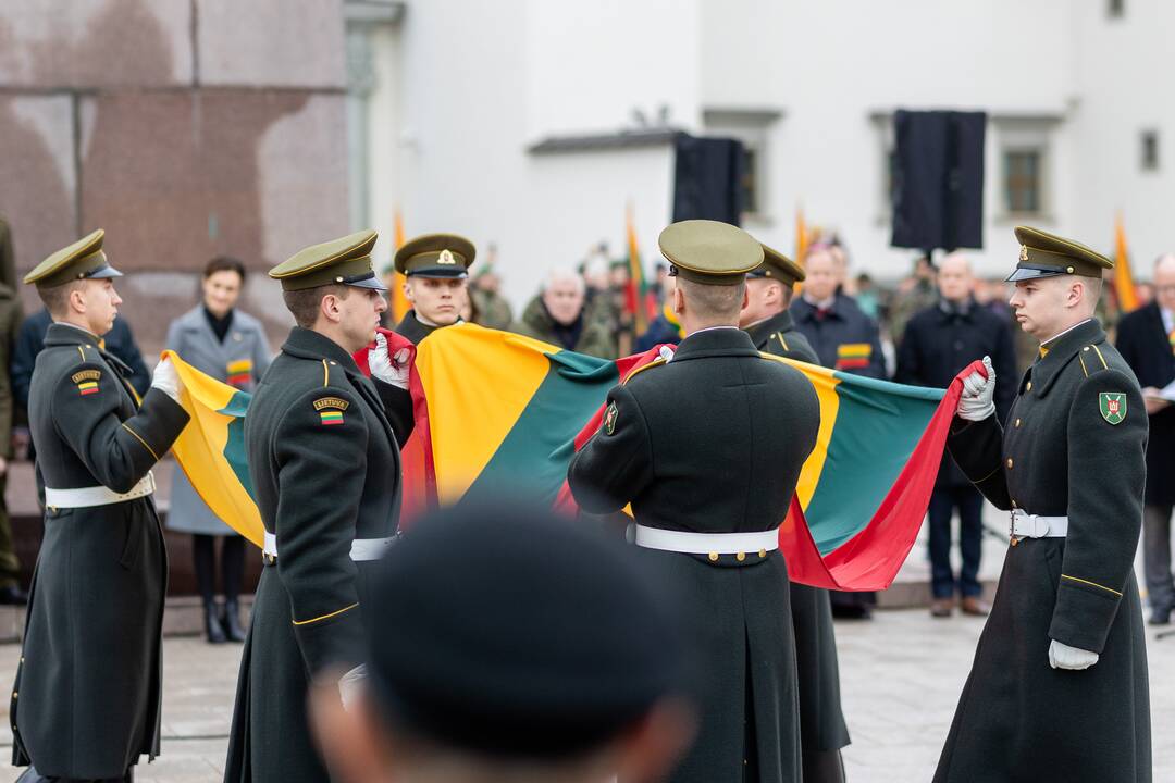 Lietuvos vėliavos dienos ceremonija