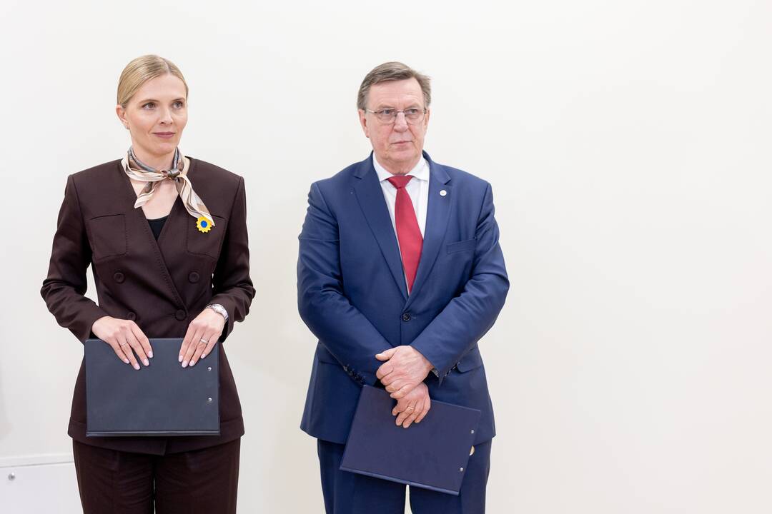 A. Bilotaitės ir M. Kačinskio spaudos konferencija