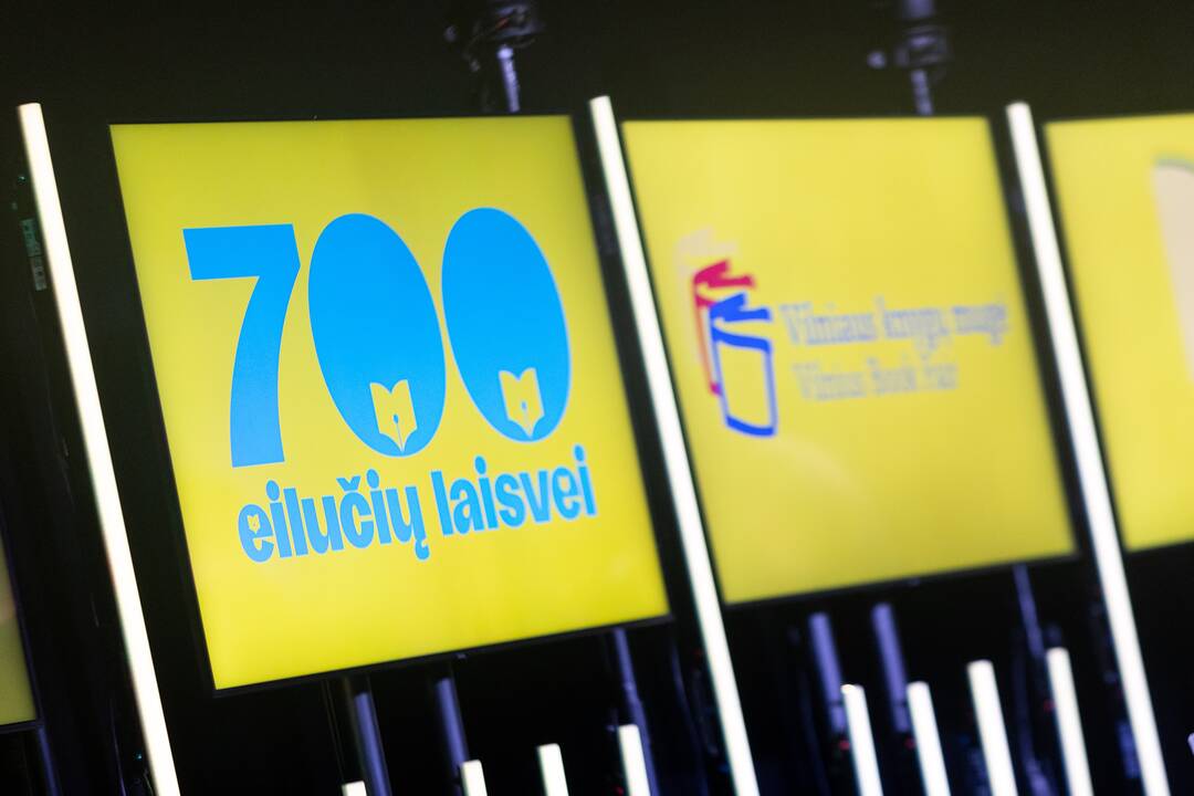 Vilniaus knygų mugės „700 eilučių laisvei“ atidarymas