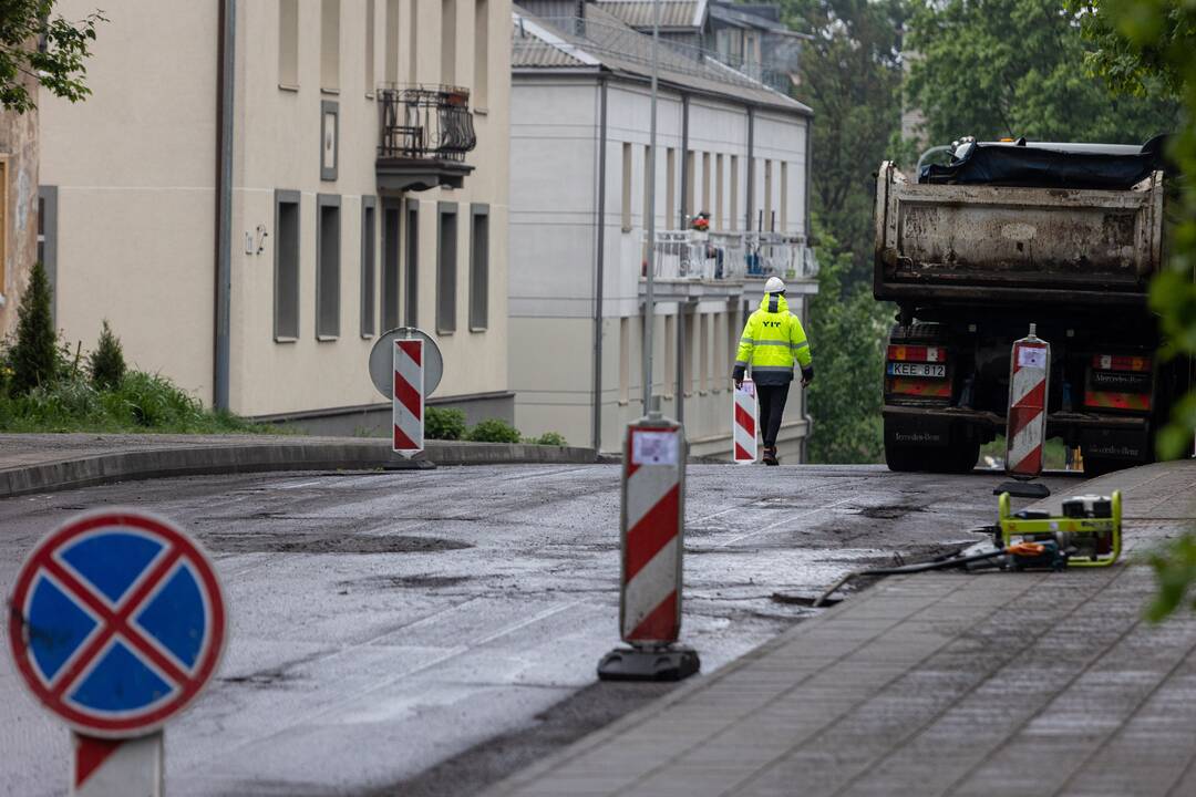 Vilniaus gatvių atnaujinimo darbų pristatymas