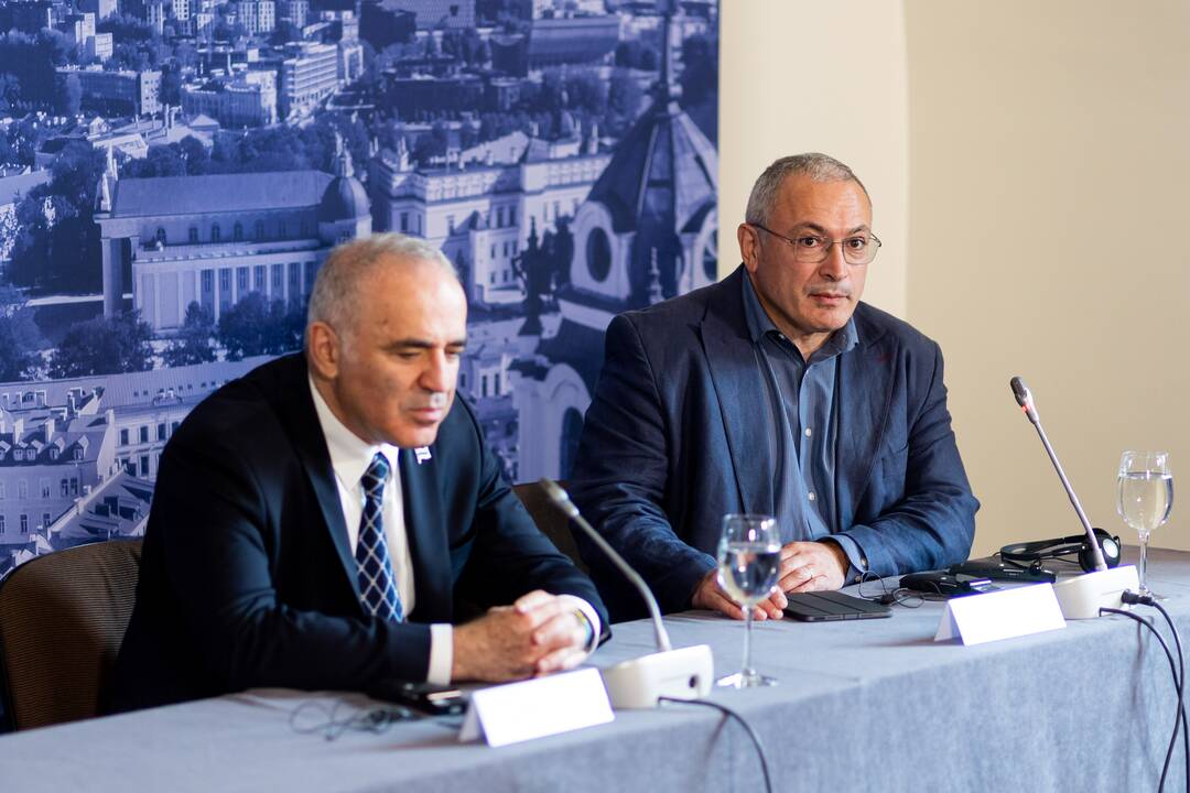 Vilniaus Rusijos forumo spaudos konferencija