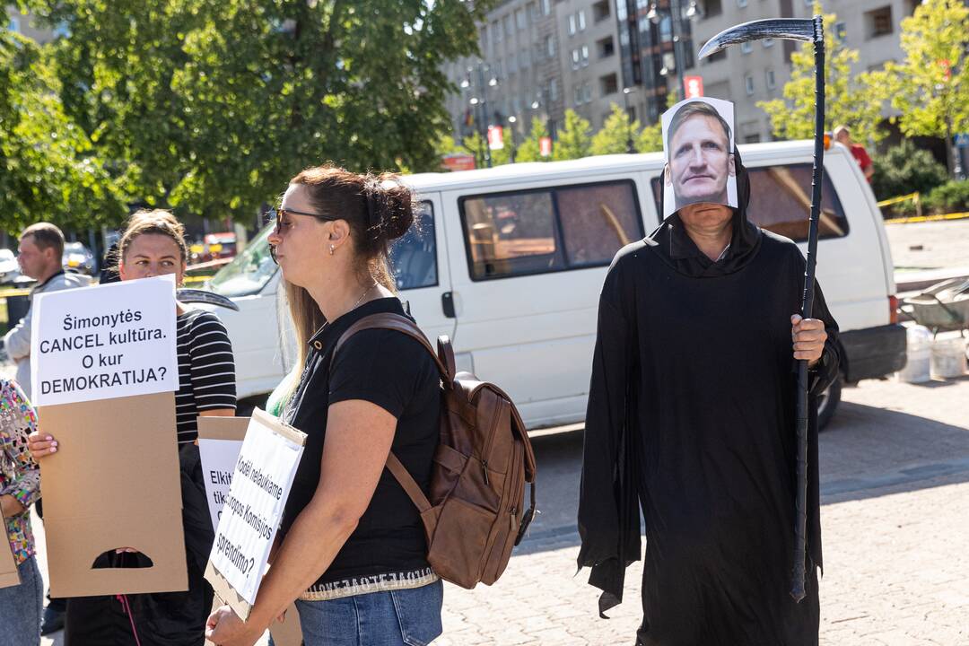 Ūkininkų protestas prie Seimo