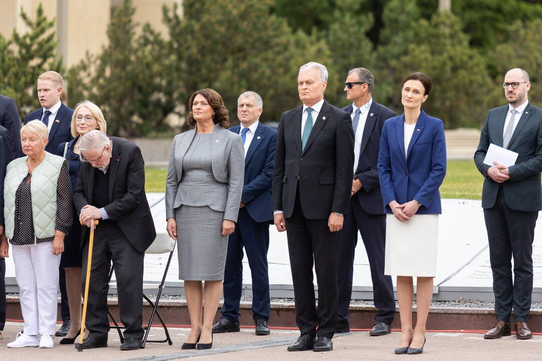 Okupacijos, genocido ir sovietmečio represijų aukų pagerbimo ceremonija