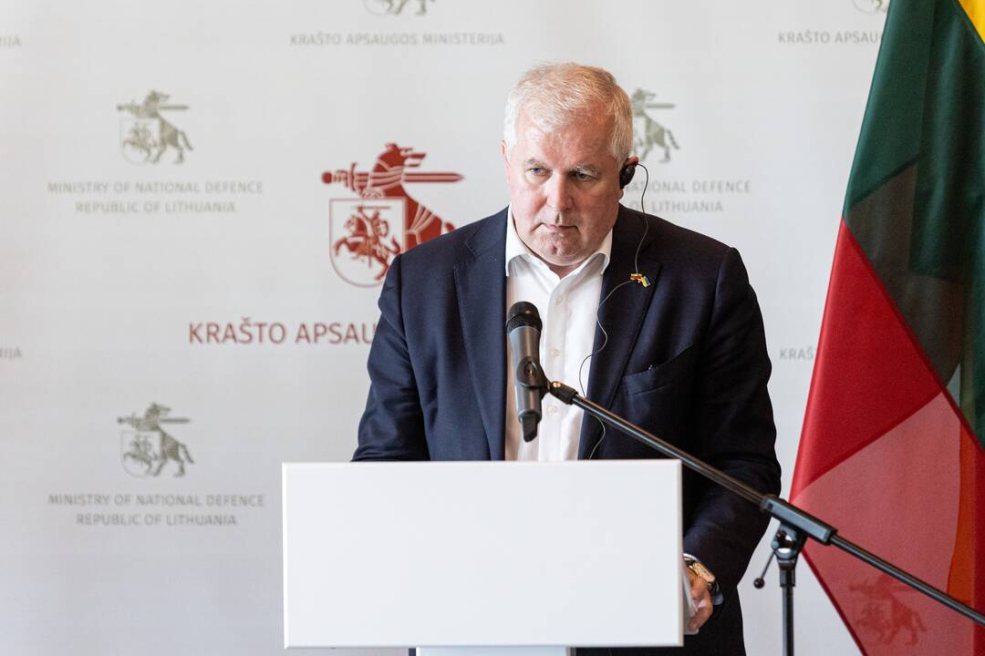 A. Anušausko ir B. Pistoriaus spaudos konferencija