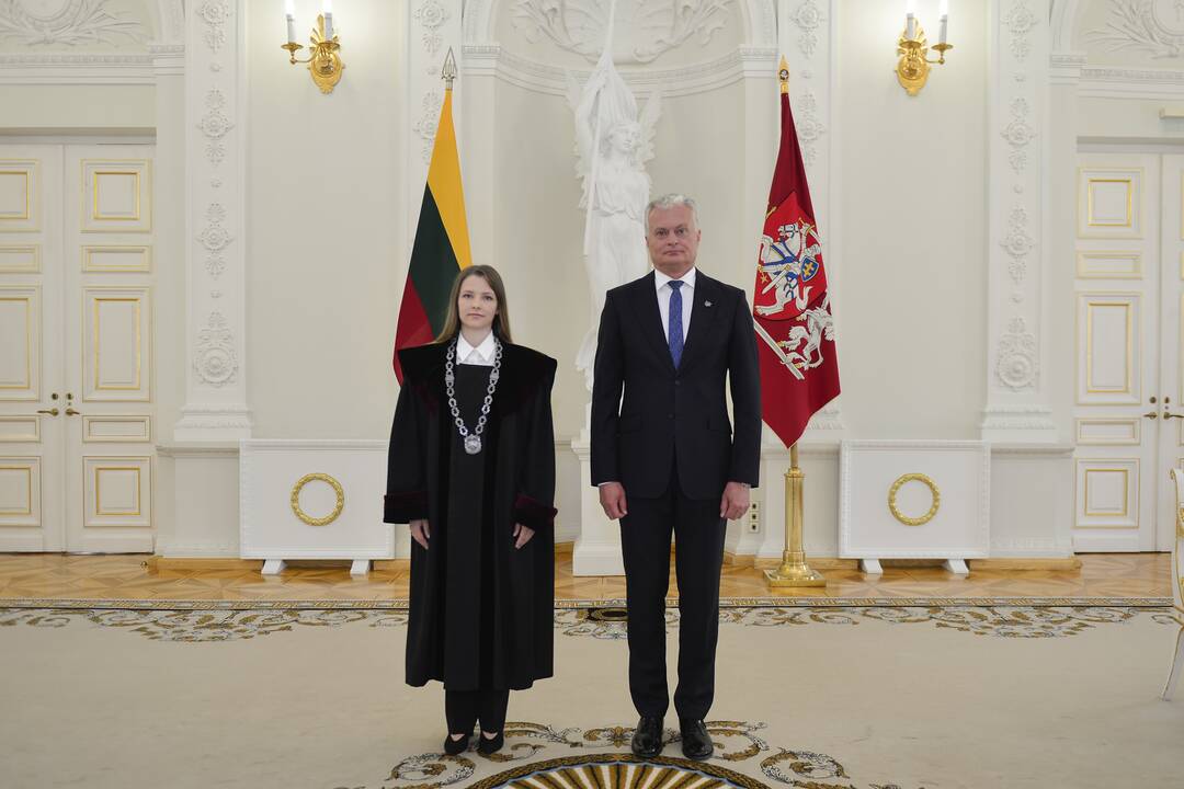 Prezidentas priėmė teisėjų priesaikas