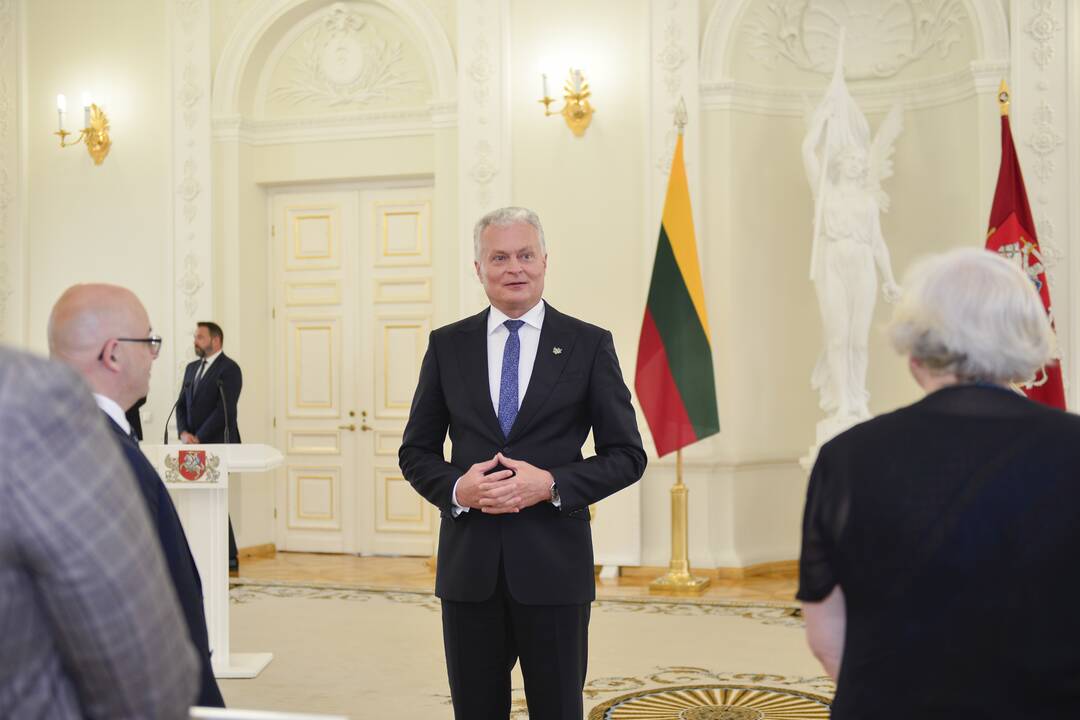 Prezidentas priėmė teisėjų priesaikas