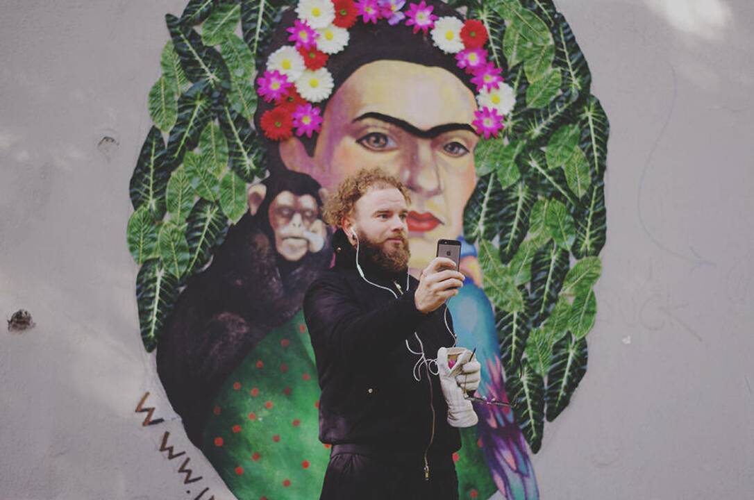 Žemaitės skverą papuošė F. Kahlo portretas