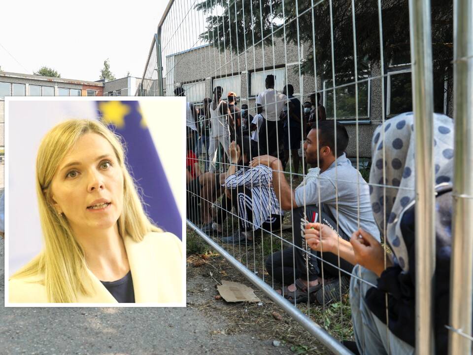Ministrė: pataisos dėl migrantų gina saugumo interesus ir užtikrina jų teisę į gynybą