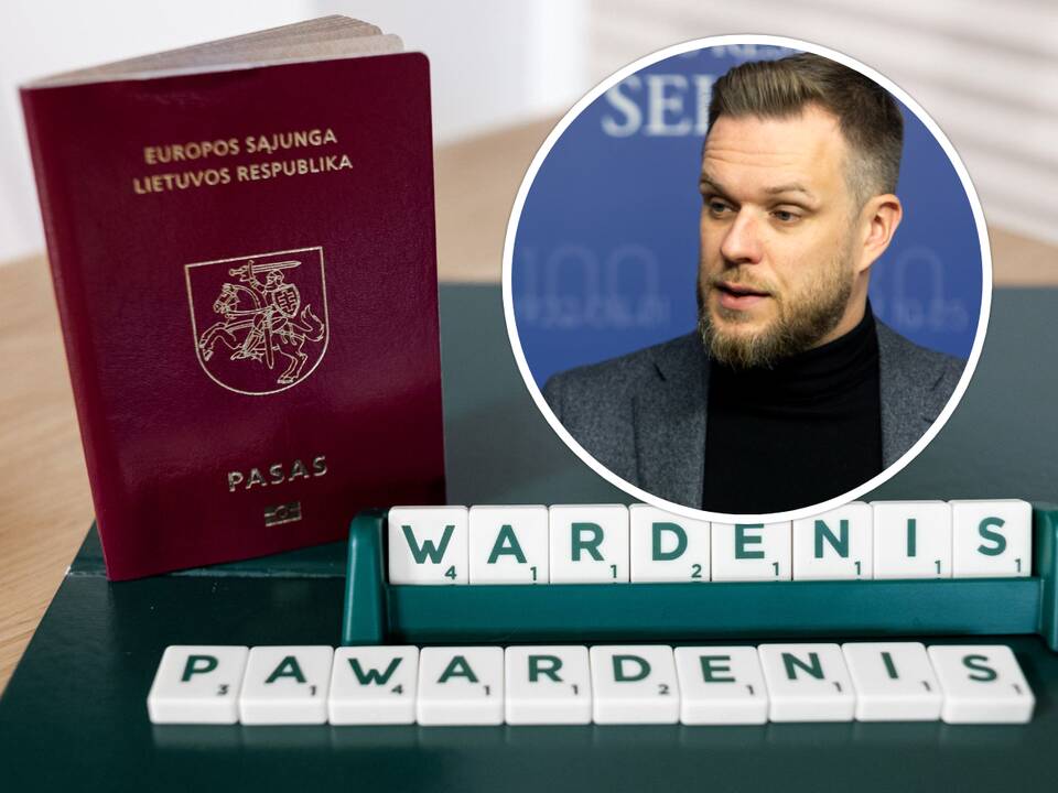 G. Landsbergis: žmonės turi teisę rašyti savo vardus taip, kaip jų tėvai juos vadina