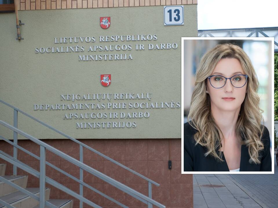 Socialinės apsaugos ir darbo viceministre tapo J. Jakštienė
