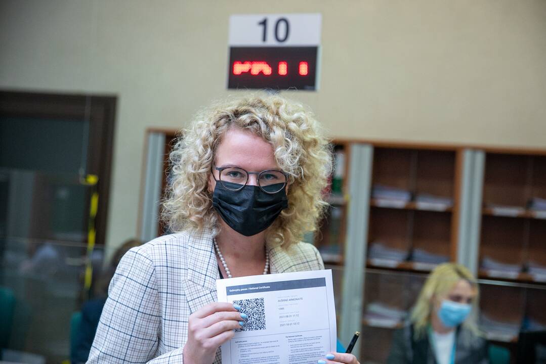 A. Armonaitė: abejonės galimybių pasu yra vakcinacijos kvestionavimas