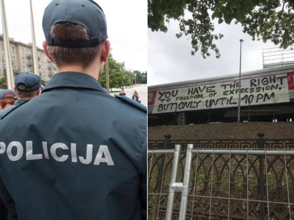 Dėl žmones papiktinusio pareigūnų elgesio policija tyrimo nepradės