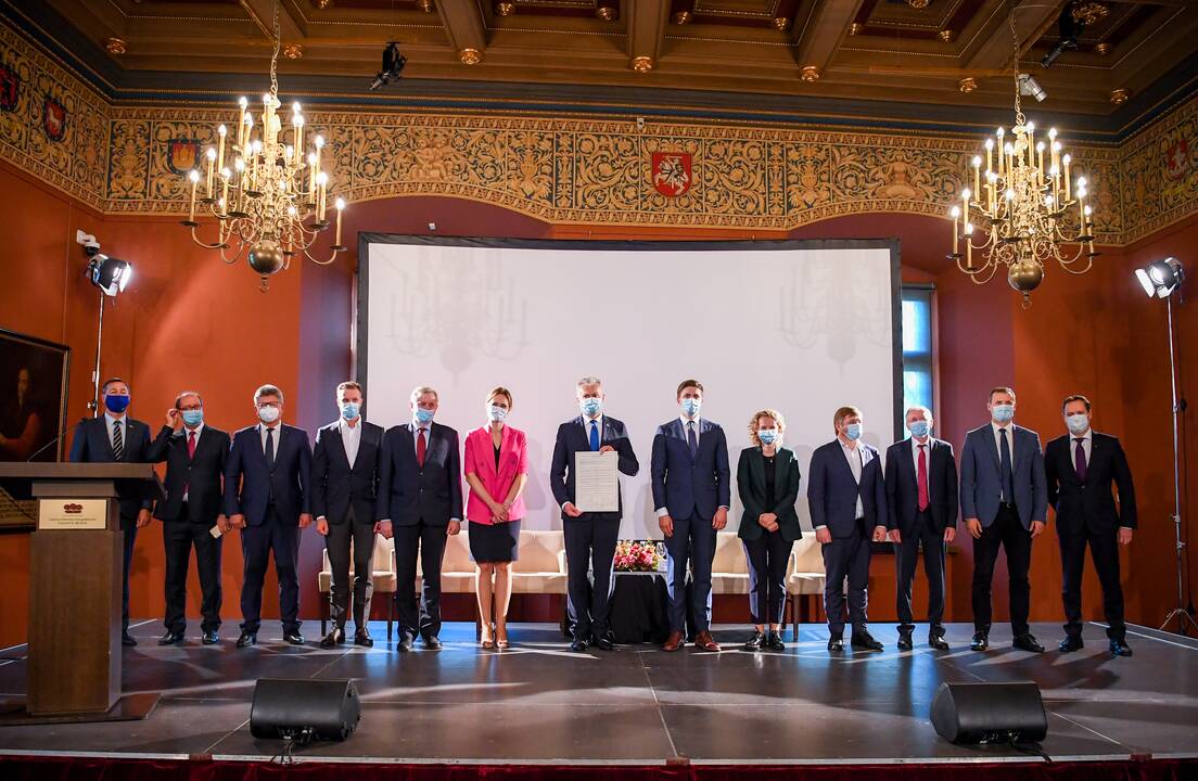 Prezidento G. Nausėdos iniciatyva Vilniuje surengtas regionų forumas.