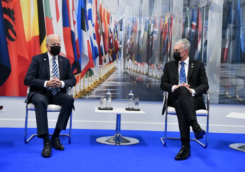 Baltijos šalių vadovų susitikimas su J. Bidenu
