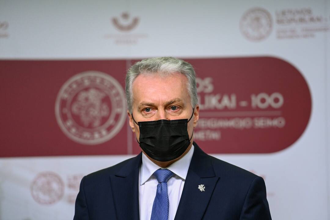 Šalies vadovas G. Nausėda lankosi Seime