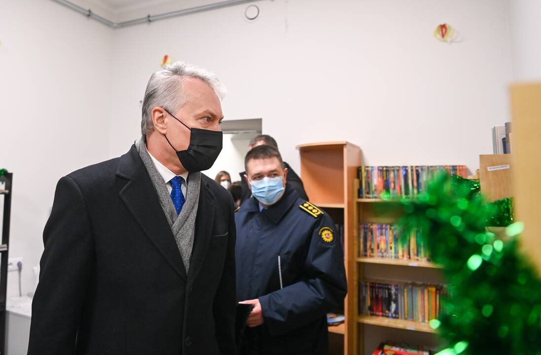 Prezidentas lankosi Panevėžio pataisos namuose
