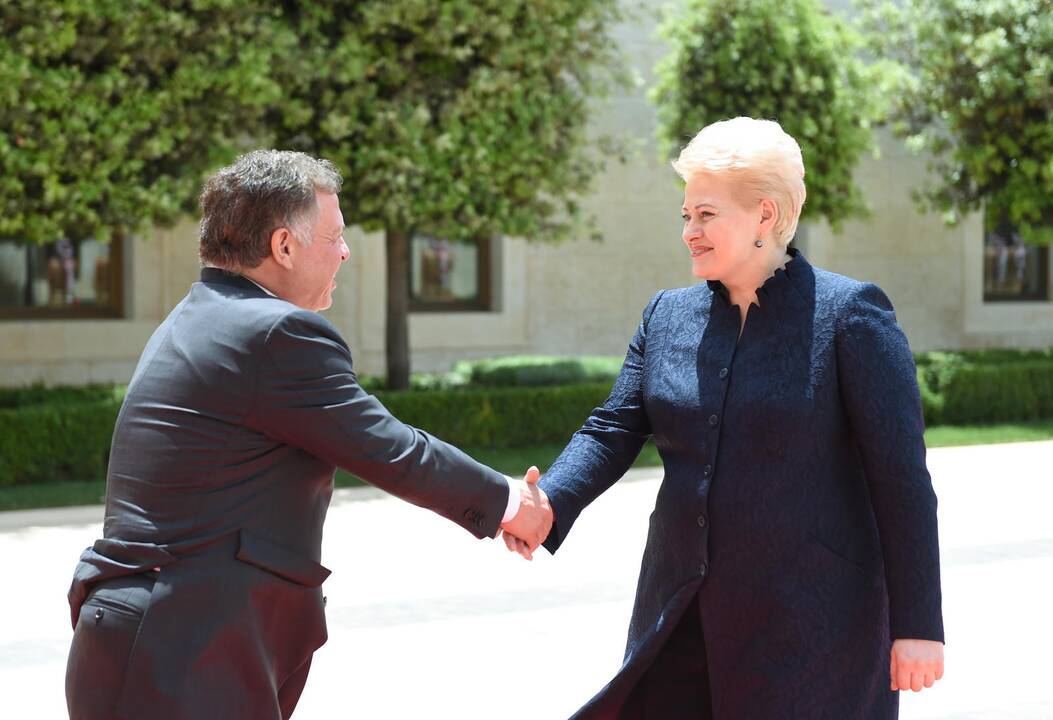 D. Grybauskaitė susitiko su Jordanijos karaliumi