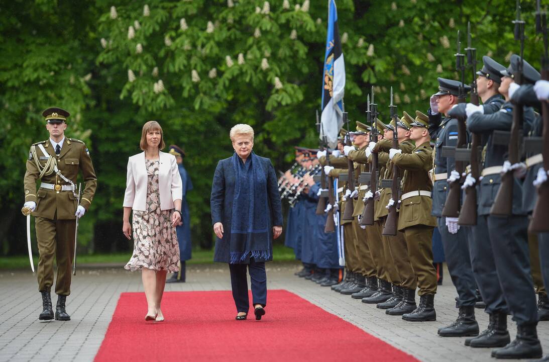 Taline susitiko dvi Baltijos šalių prezidentės