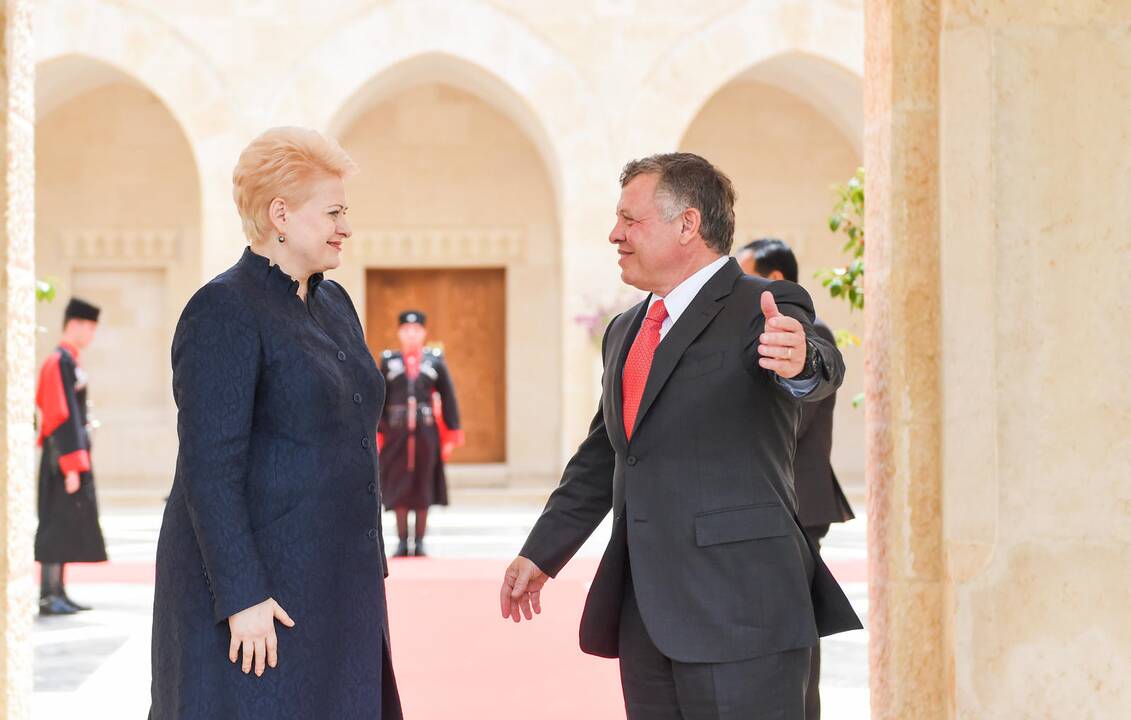 D. Grybauskaitė susitiko su Jordanijos karaliumi