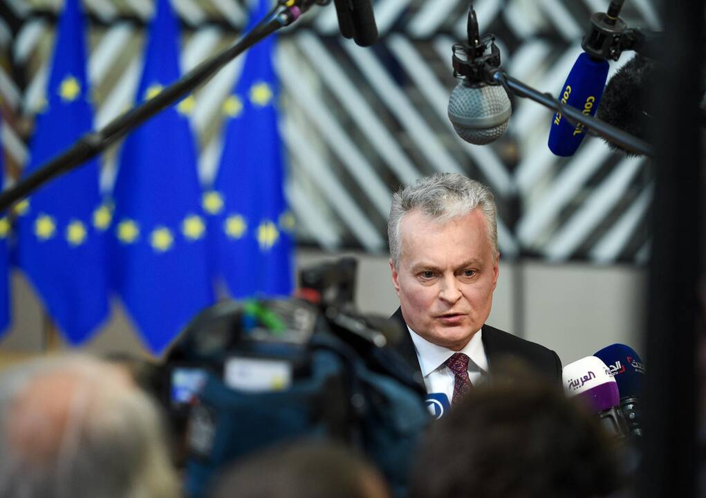 G. Nausėda – ES viršūnių susitikime