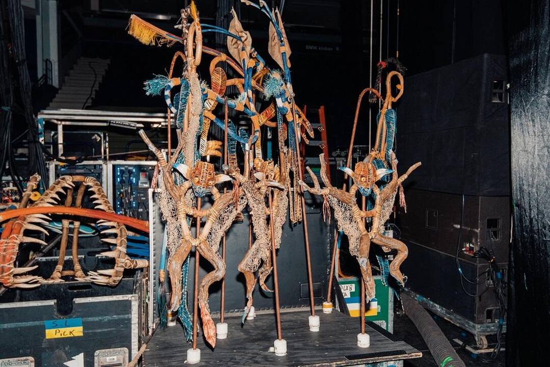 „Cirque du Soleil“ pasirodymo užkulisiai