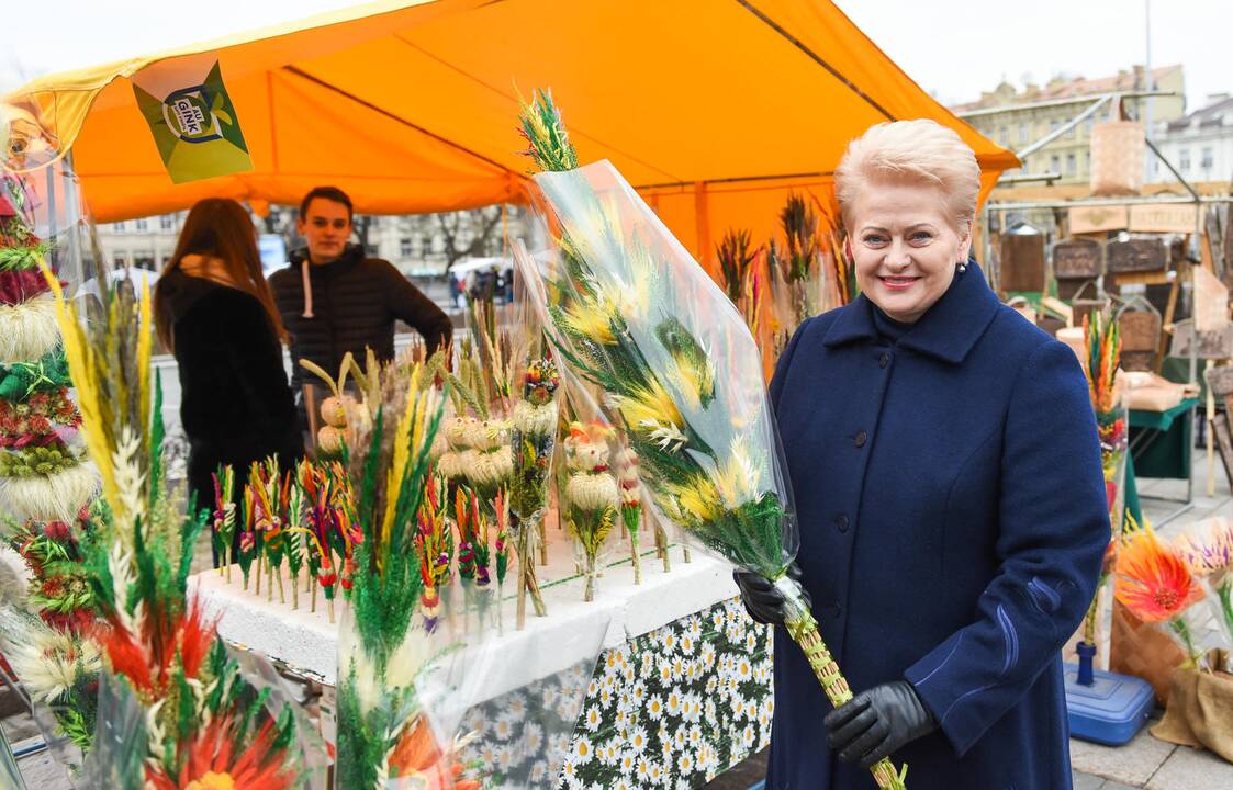 Prezidentė aplankė Kaziuko mugę