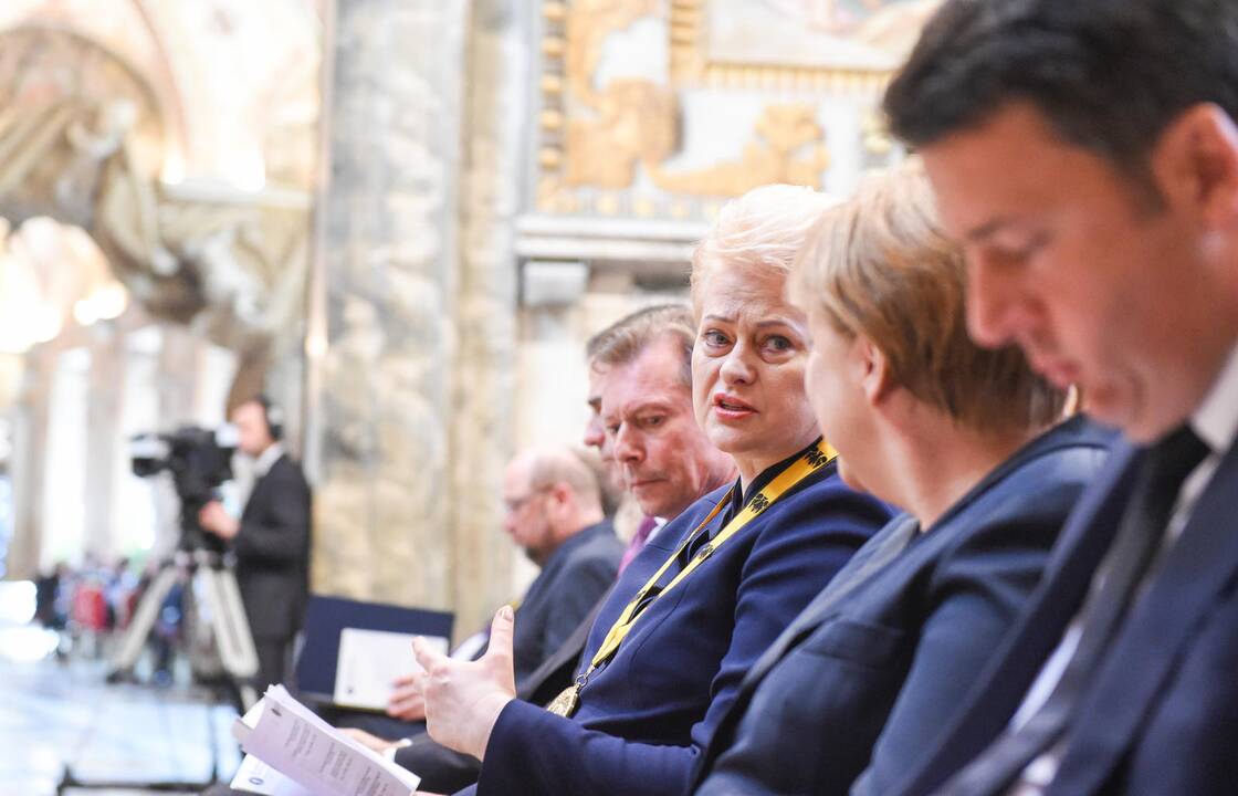 D. Grybauskaitė dalyvavo popiežiaus apdovanojimo ceremonijoje